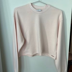 Aritzia sweatshirt & shorts set in pink size S for both